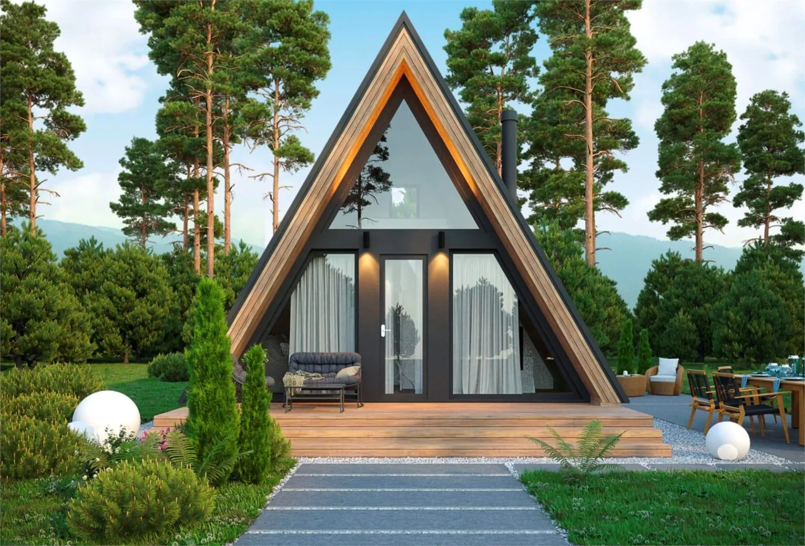 Глэмп A-frame